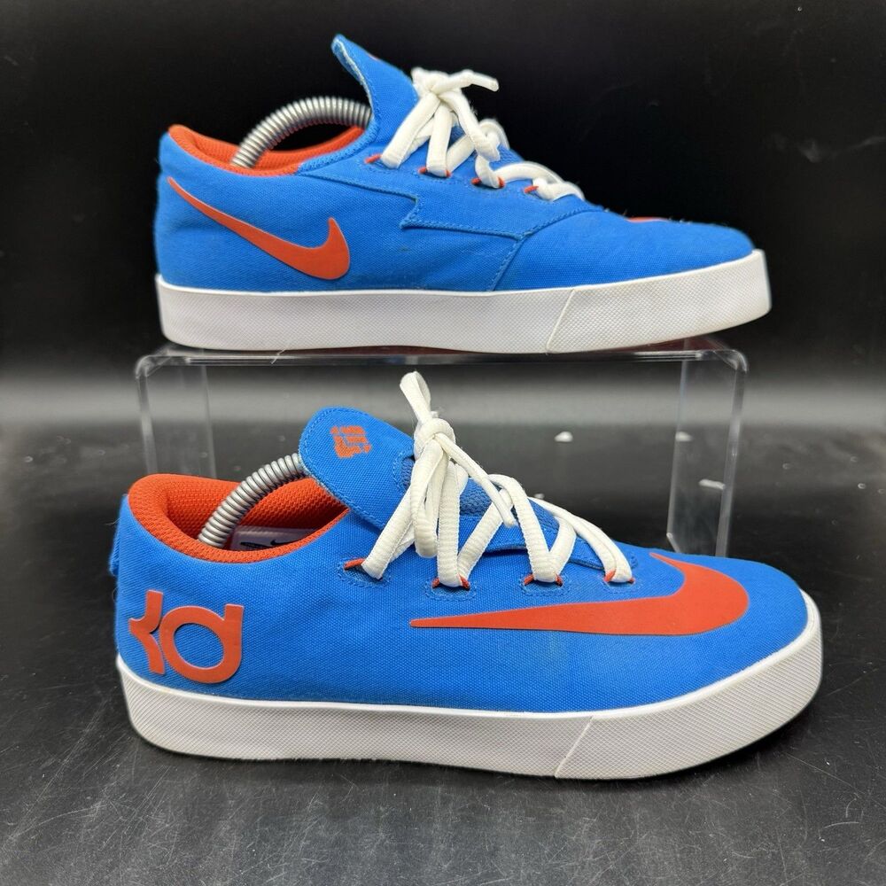 Nike Kids Sneakers Blue with Orange Accents